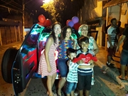 Carro de Homenagens na Vila Invernada