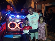 Carro de Homenagem na Vila Invernada