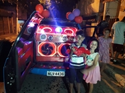 Carro de Telemensagens na Vila Nhocuné