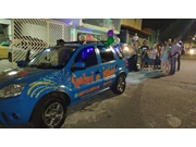 Homenagem com Carro no Parque Santa Madalena