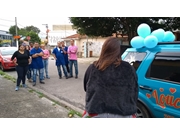 Mensagem com Carro ao Vivo no Tucuruvi