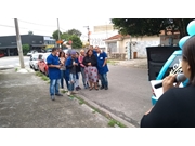 Homenagem de Carro na Saúde