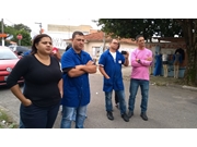 Homenagem com Carro na Saúde