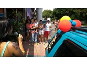 Mensagem com Carro ao Vivo no Parque Cruzeiro