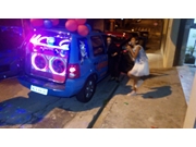 Homenagem com Carro na Vila Domitila