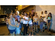 Homenagem de Carro Romantica na Zona Leste